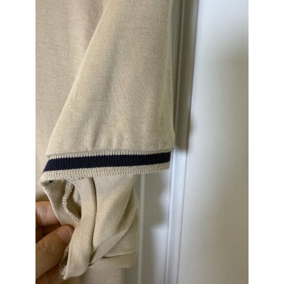 Cutter & Buck Tan Note Dame Fighting Irish Cotton Youth Polo Size XL - Picture 9 of 11